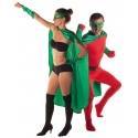 Set Super héros adulte vert