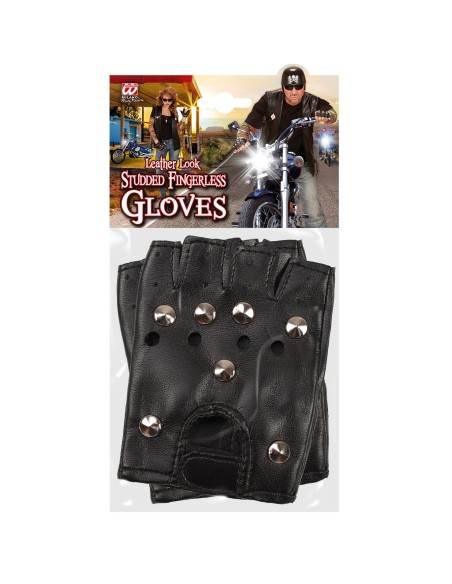 Casquette rocker cloutée avec têtes de mort