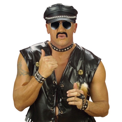 Ras de cou clouté simili cuir