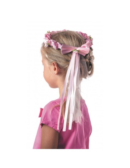 Couronne fleur avec voile