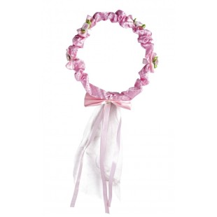 Couronne fleur avec voile 2