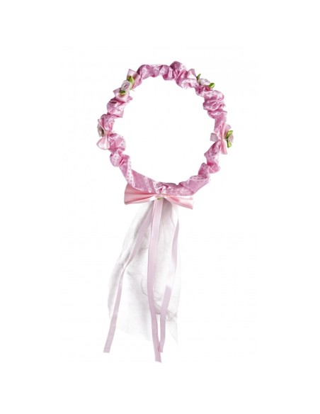 Couronne fleur avec voile