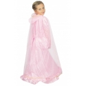 Cape princesse plume rose et or