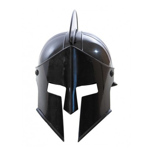 Casque pvc romain avec plumes