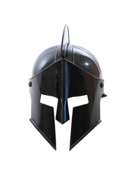 Casque pvc romain avec plumes