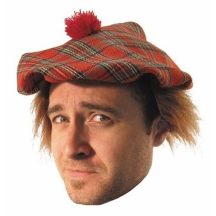 Casquette écossais + cheveux