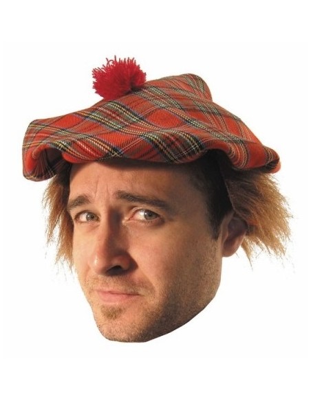 Casquette écossais + cheveux