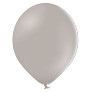 25 Ballons pastel diamètre 13cm gris 2