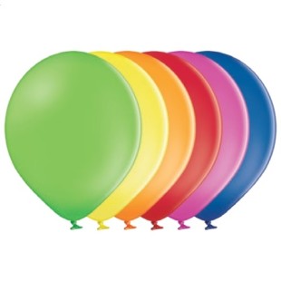 8 Ballons pastel diamètre 30cm multicolores 2