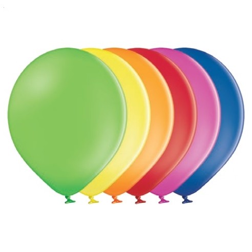 8 Ballons pastel diamètre 30cm multicolores