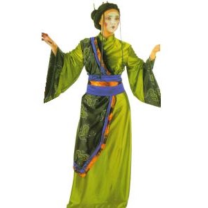 Location costume Geisha verte