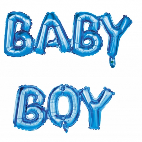 Guirlande lettres ballon baby boy 118X24cm