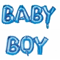 Lettres ballon baby boy 118X24cm