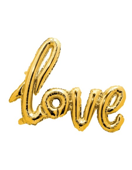 Lettres ballon love 73x57cm rose pastel