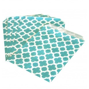 Sachet papier chevrons oranges x25