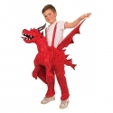 Peluche dragon rouge enfant