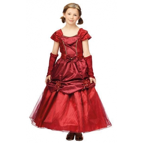 Costume princesse bordeaux enfant