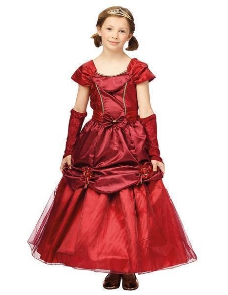 Costume princesse bordeaux enfant