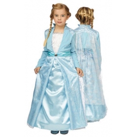 Costume princesse bleue enfant