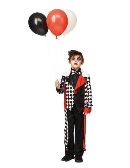 Costume creepy clown fille