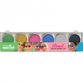 Kit de maquillage 6 couleurs perles