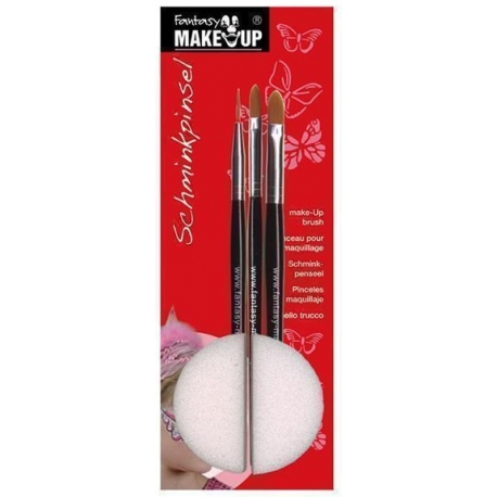 Set de 3 pinceaux maquillage