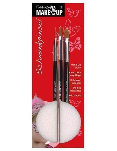 Set de 3 pinceaux maquillage