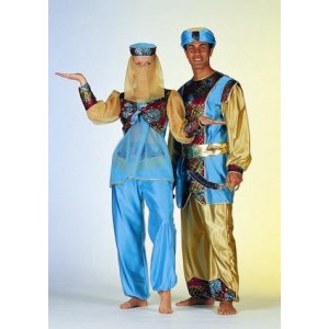 Location costume Orientale bleue