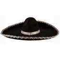 Sombrero mexicain feutre noir