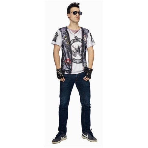 T-shirt biker homme