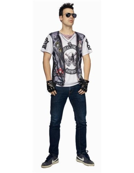 T-shirt biker homme