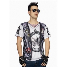 T-shirt biker homme