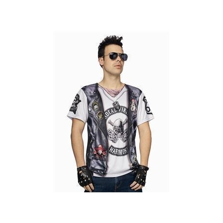 T-shirt biker homme