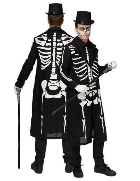 Déguisement skeleton gentleman homme