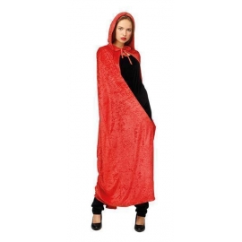 Cape velours rouge