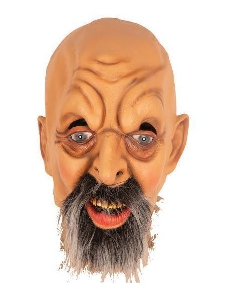 Masque latex vieil homme chauve
