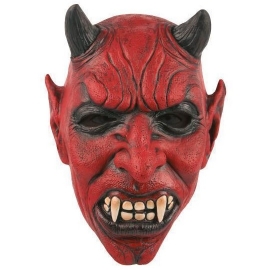 Masque latex baby diable