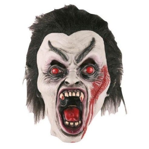 Masque latex skull + bandeau