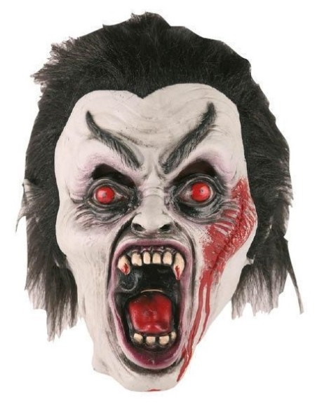 Masque latex skull + bandeau