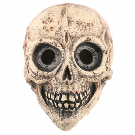 Masque latex skull + casque