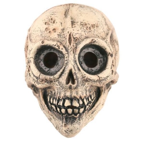 Masque latex skull + casque