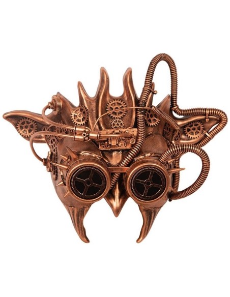 Masque à gaz Steampunk bronze