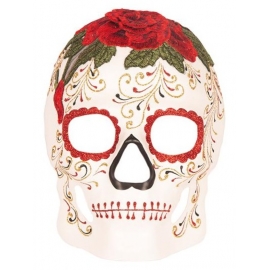 Masque Day of the dead coeur homme