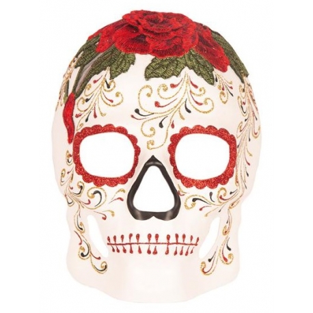 Masque Day of the dead coeur homme