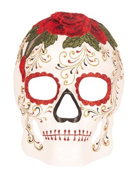 Masque Day of the dead coeur homme