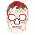 Masque Day of the dead fleurs homme