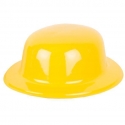 Chapeau melon PVC jaune