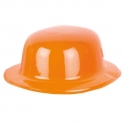 Chapeau melon PVC orange