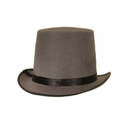 Haut de forme feutre gris