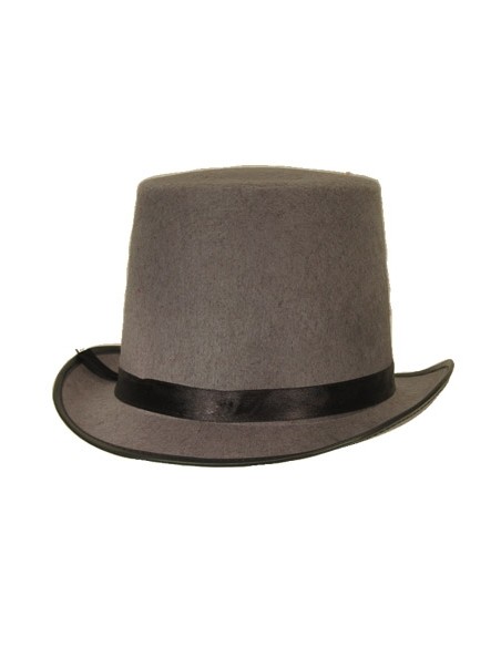 Haut de forme feutre gris